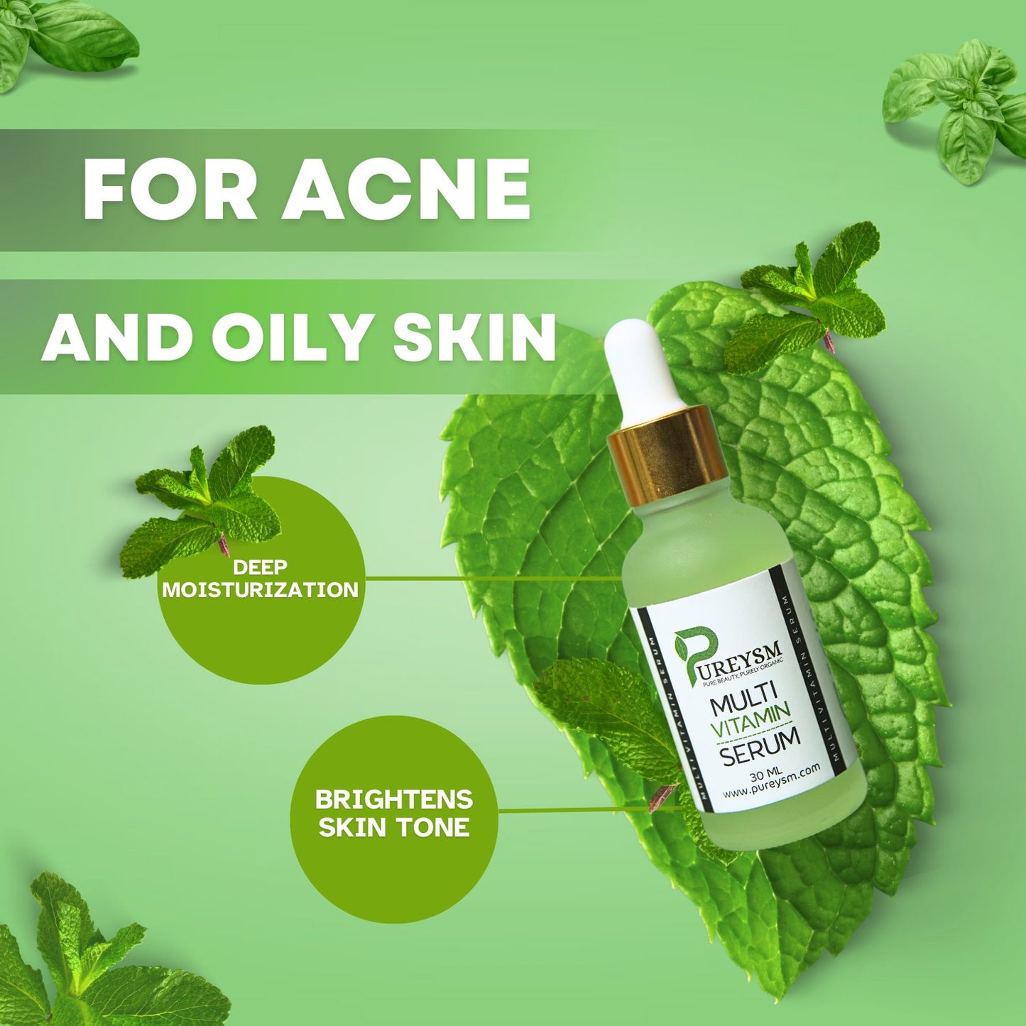 Organic Multi Vitamin Face Serum| Best for your Skin