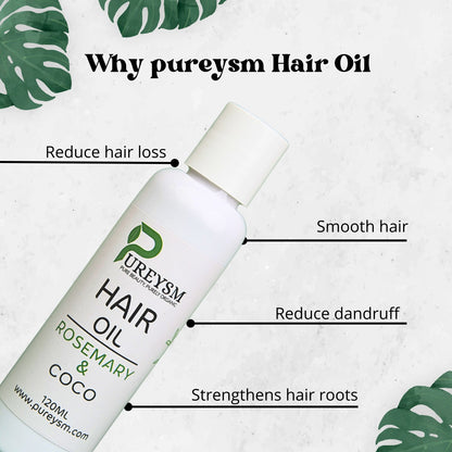 Organic Rosemary & Coco Hair Oil