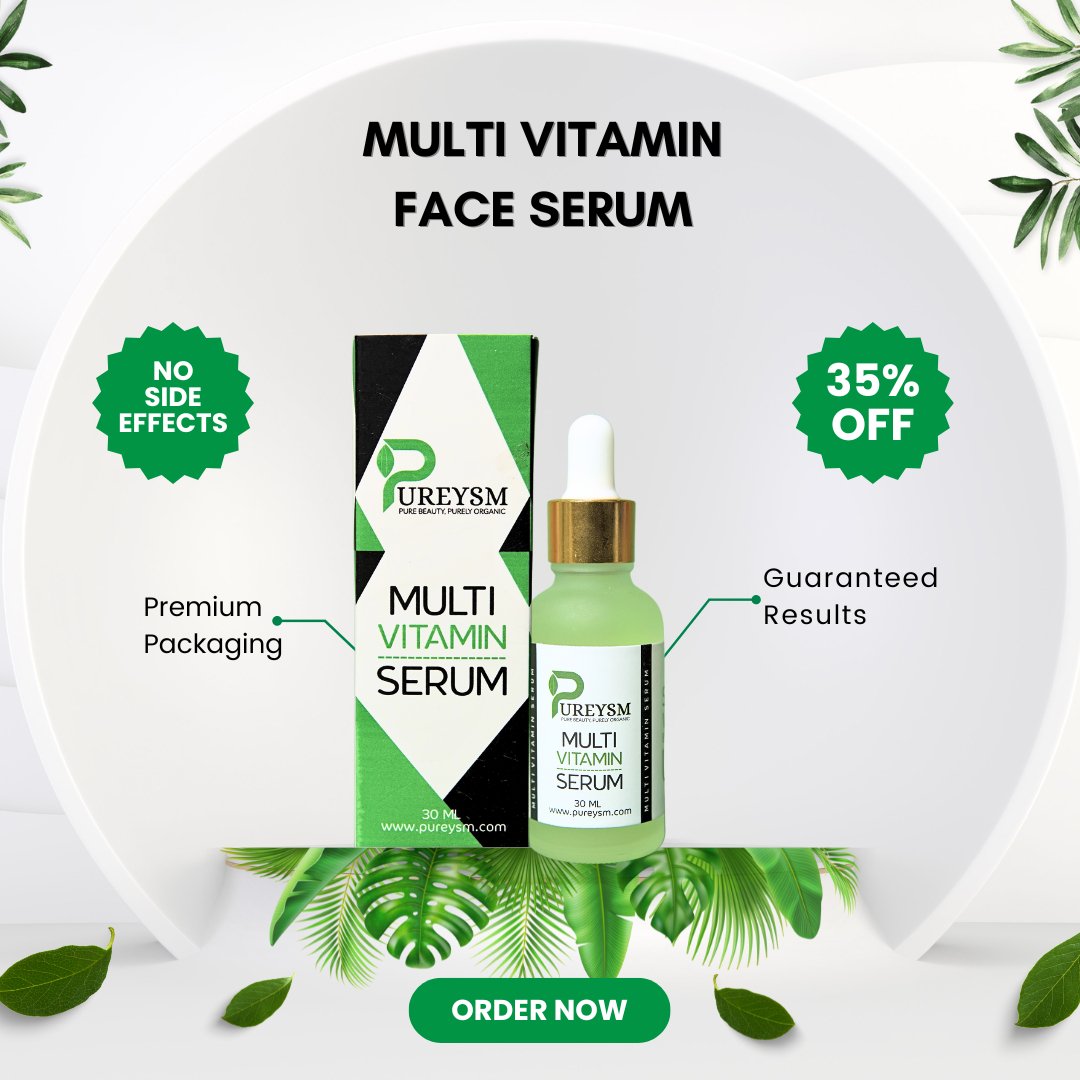 Organic Multi Vitamin Face Serum| Best for your Skin